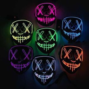 Halloween Purge LED Light Up Mask